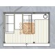 Gotowa drewniana altana  3 x 3 m Hanower