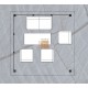 Gotowa drewniana altana 3.5 x 3.5 m Walencja