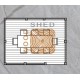 Gotowa drewniana altana 3 x 4 m Sztokholm