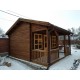 Drewniany letni domek 4.5 x 5.1 m Paryż