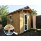 Drewniany letni domek 3 x 3 m Praga