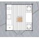 Drewniany letni domek 3 x 3 m Praga