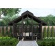 Gotowa drewniana altana 2.7 x 3.7 m Portu