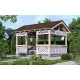 Gotowa drewniana altana 3 x 4 m Saloniki 