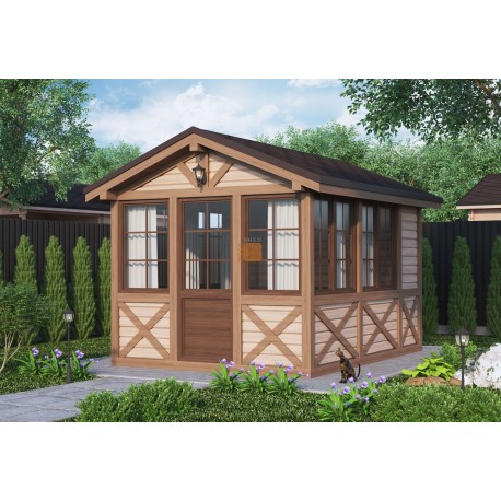 Drewniany letni domek 4.1 x 3.1 m Florencja