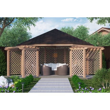 Gartenlaube aus Holz Singapur