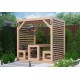 Drewniana pergola Budapeszt