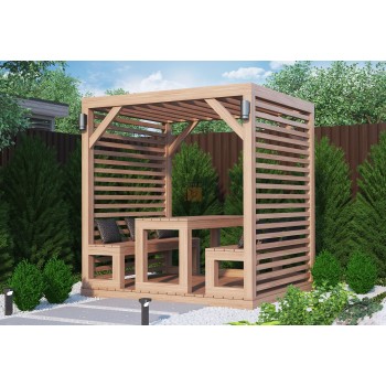 Drewniana pergola Budapeszt