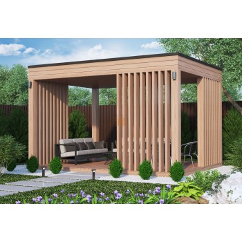 Gotowa drewniana altana 4 x 3 m Madeir