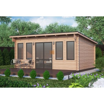 Drewniany letni domek 3.8 x 5.3 m Ryga