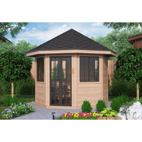 Gartenlaube aus Holz Capri