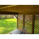 Gotowa drewniana altana 3.5 x 3.5 m Walencja