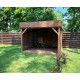 Gotowa drewniana altana 3.5 x 3.5 m Walencja